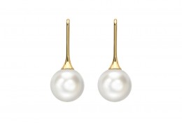18ct Gold Pearl Earrings 