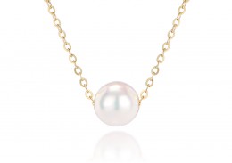 9ct Gold Pearl Necklace 