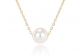 9ct Gold Pearl Necklace 