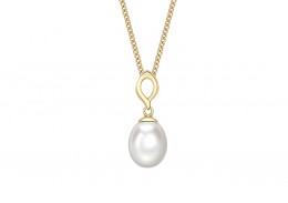 9ct Gold Pearl Necklace 