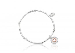 Clogau Gold Sterling Silver Cariad Morse Code Affinity Bead Bracelet