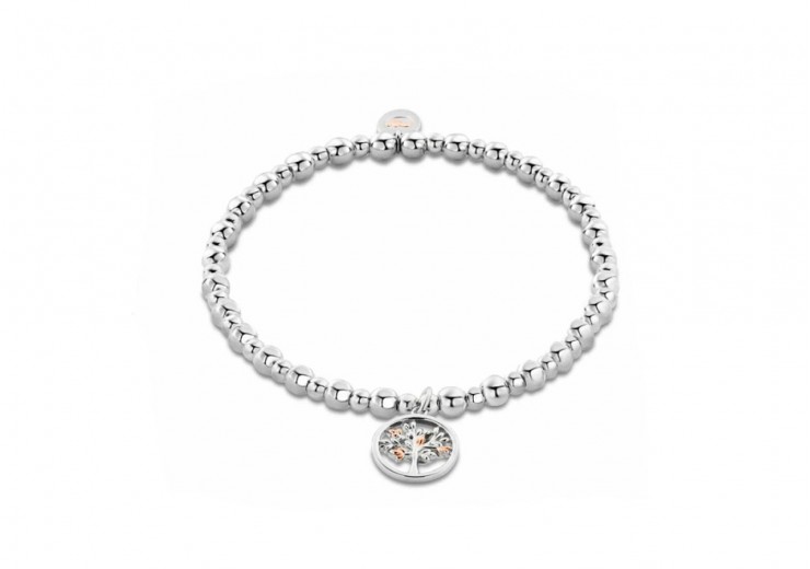 Clogau Gold Sterling Silver Tree of Life Circle Affinity Bracelet