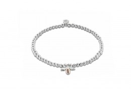 Clogau Gold Sterling Silver Honey Bee Affinity Bead Bracelet