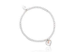 Clogau Gold Sterling Silver Kiss Affinity Bead Bracelet