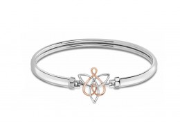 Clogau Gold Sterling Silver Fairies of the Mine Bangle