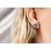 Clogau Gold Sterling Silver Forget Me Not Stud Earrings