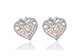 Clogau Gold Sterling Silver Kensington Stud Earrings