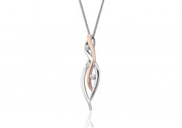 Clogau Gold Sterling Silver Swallow Falls Pendant