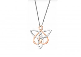 Clogau Gold Sterling Silver Fairies of the Mine Pendant