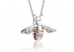 Clogau Gold Sterling Silver Honey Bee Pendant 