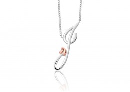 Clogau Gold Sterling Silver Tree of Life Initials Necklace - Letter J