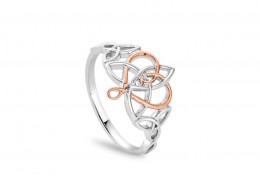 Clogau Gold Sterling Silver Fairies of the Mine Ring