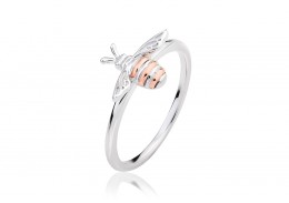 Clogau Gold Sterling Silver Honey Bee Ring