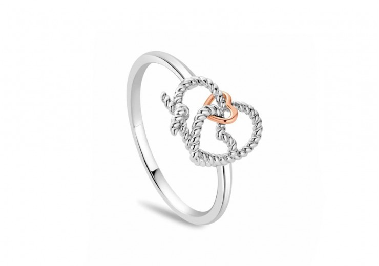 Clogau Gold Sterling Silver Bound Forever Ring