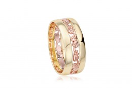 Clogau 9ct Gold Triple Banded Tree of Life Ring