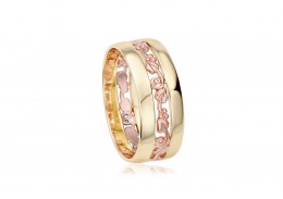 Clogau 9ct Gold Triple Banded Tree of Life Ring