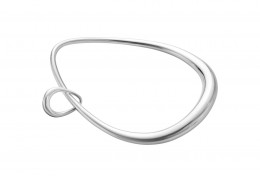Georg Jensen Sterling Silver Offspring Bangle & Charm