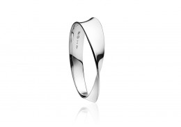 Georg Jensen Sterling Silver Moebius Bangle