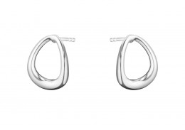 Georg Jensen Sterling Silver Offspring Earrings