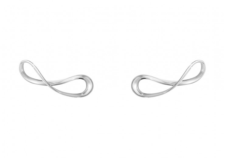 Georg Jensen Sterling Silver Infinity Earrings