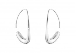 Georg Jensen Sterling Silver Offspring Earrings