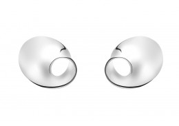 Georg Jensen Sterling Silver Moebius Earclips