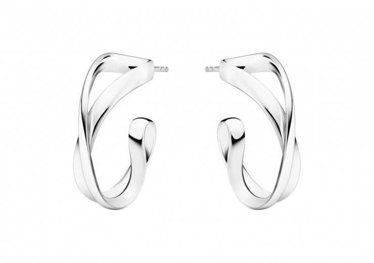 Georg Jensen Sterling Silver Infinity Earrings