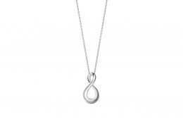 Georg Jensen Sterling Silver Infinity Necklace
