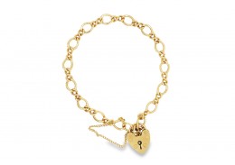Pre-owned 9ct Yellow Gold Charm Bracelet
