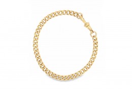 Pre-owned 9ct Rose Gold Albert Bracelet