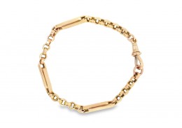 Pre-owned Vintage 9ct Yellow Gold Bracelet
