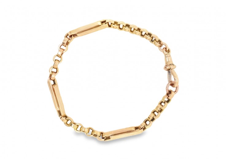 Pre-owned Vintage 9ct Yellow Gold Bracelet