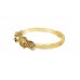 Pre-owned 18ct Yellow Gold Emerald & Diamond Leopard Bangle