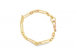 Pre-owned Vintage 9ct Rose Gold Bracelet