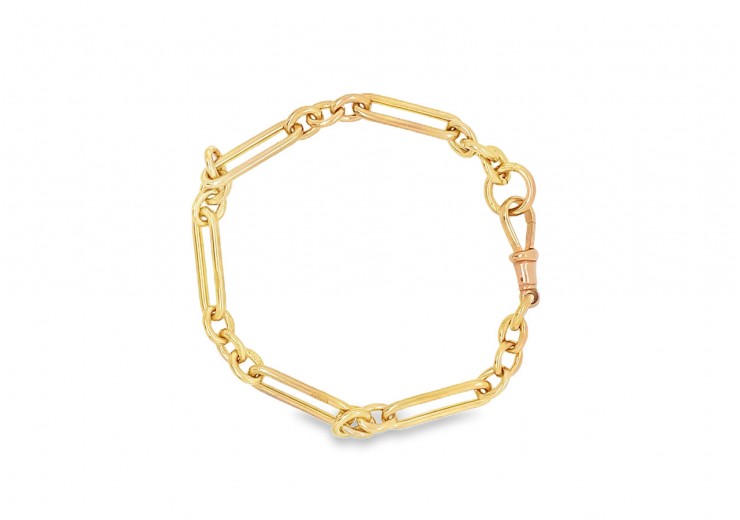 Pre-owned Vintage 9ct Rose Gold Bracelet