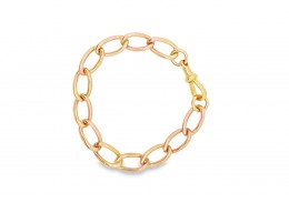 Pre-owned Vintage 9ct Rose Gold Bracelet