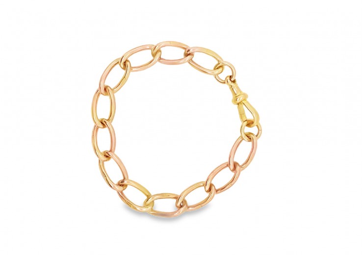 Pre-owned Vintage 9ct Rose Gold Bracelet