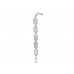 Silver 5 Stone Solid Opal Bracelet