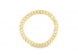 Pre-owned 9ct Gold Curb Bracelet