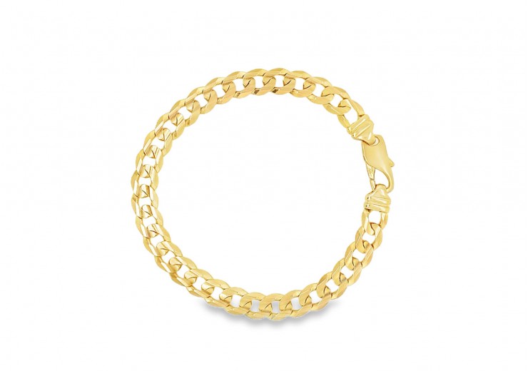 Pre-owned 9ct Gold Curb Bracelet