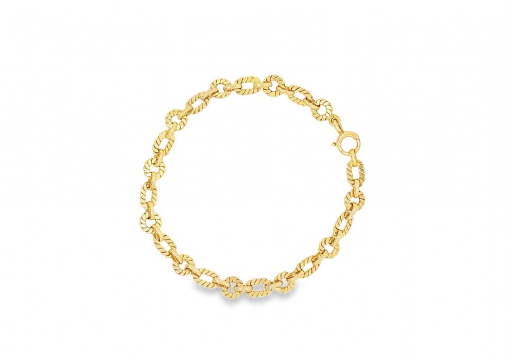 Pre-owned 9ct Gold Fancy Bracelet