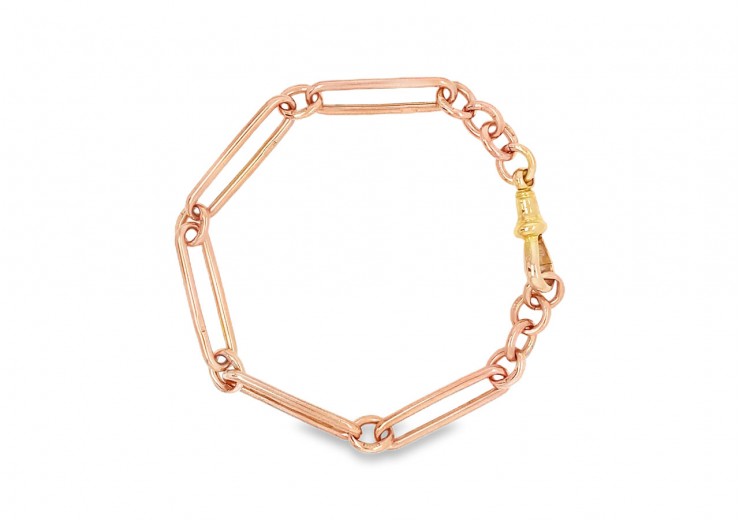 Pre-owned Antique 9ct Rose Gold Bracelet