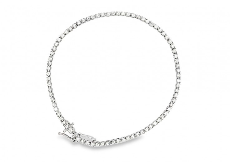 Pre-owned 18ct White Gold Diamond Bracelet Pre-owned 18ct White Gold Diamond Bracelet