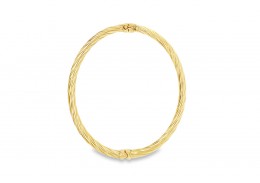 Pre-owned 9ct Yellow Gold Twisted Bangle Pre-owned 9ct Yellow Gold Twisted Bangle