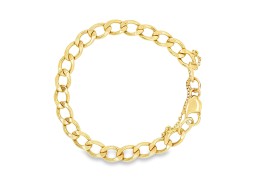 Pre-owned 9ct Yellow Gold Curb Bracelet Pre-owned 9ct Yellow Gold Curb Bracelet