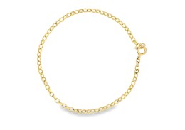 Pre-owned 9ct Yellow Gold Belcher Bracelet Pre-owned 9ct Yellow Gold Belcher Bracelet