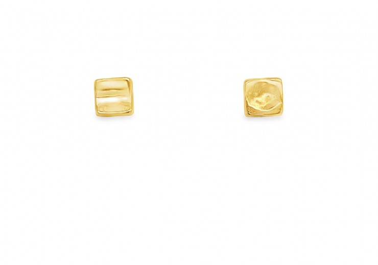 9ct Gold Square Studs