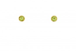 9ct Gold Peridot Studs
