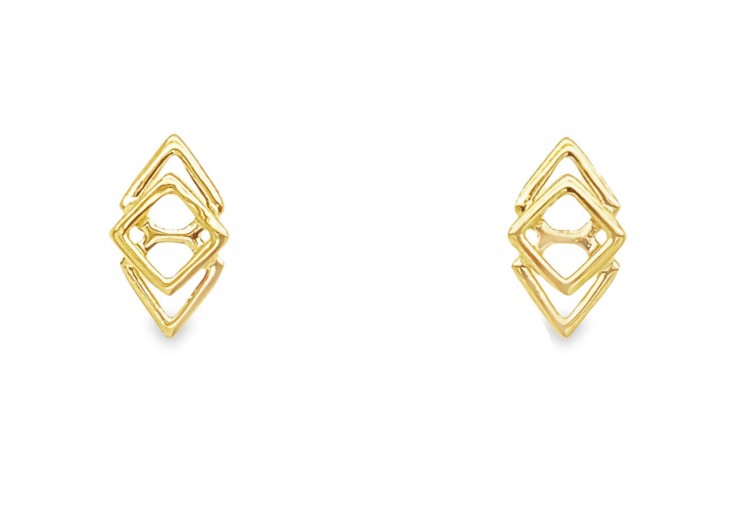 9ct Yellow Gold Stud Earrings