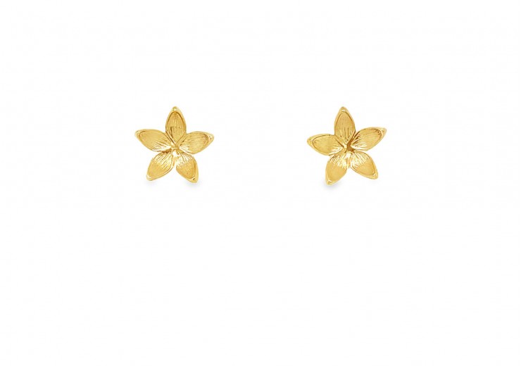 9ct Gold Flower Studs